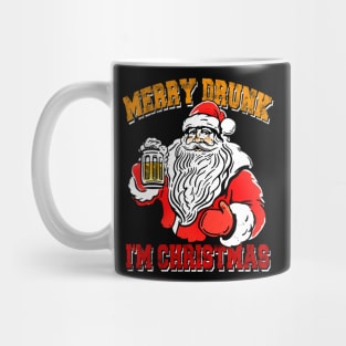 Merry Drunk I_m Christmas Funny Drinking Lovers Mug